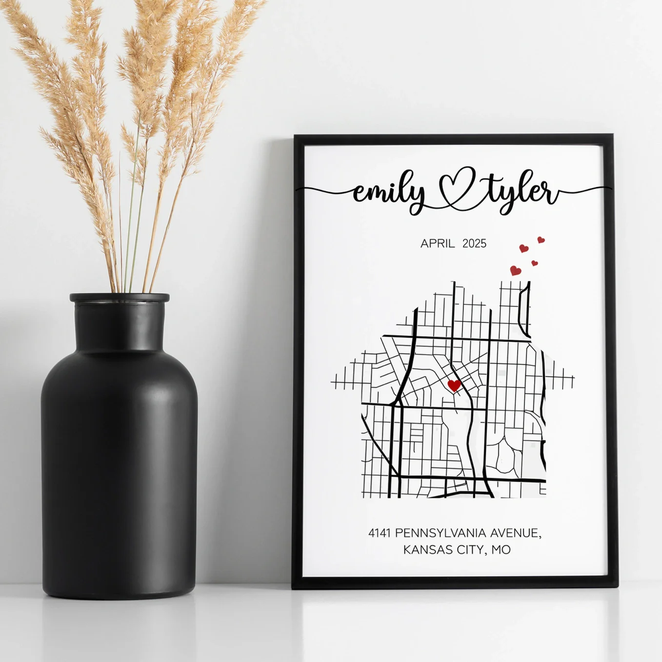 (US) Personalisiertes Poster "Unser Zuhause" - Image 4