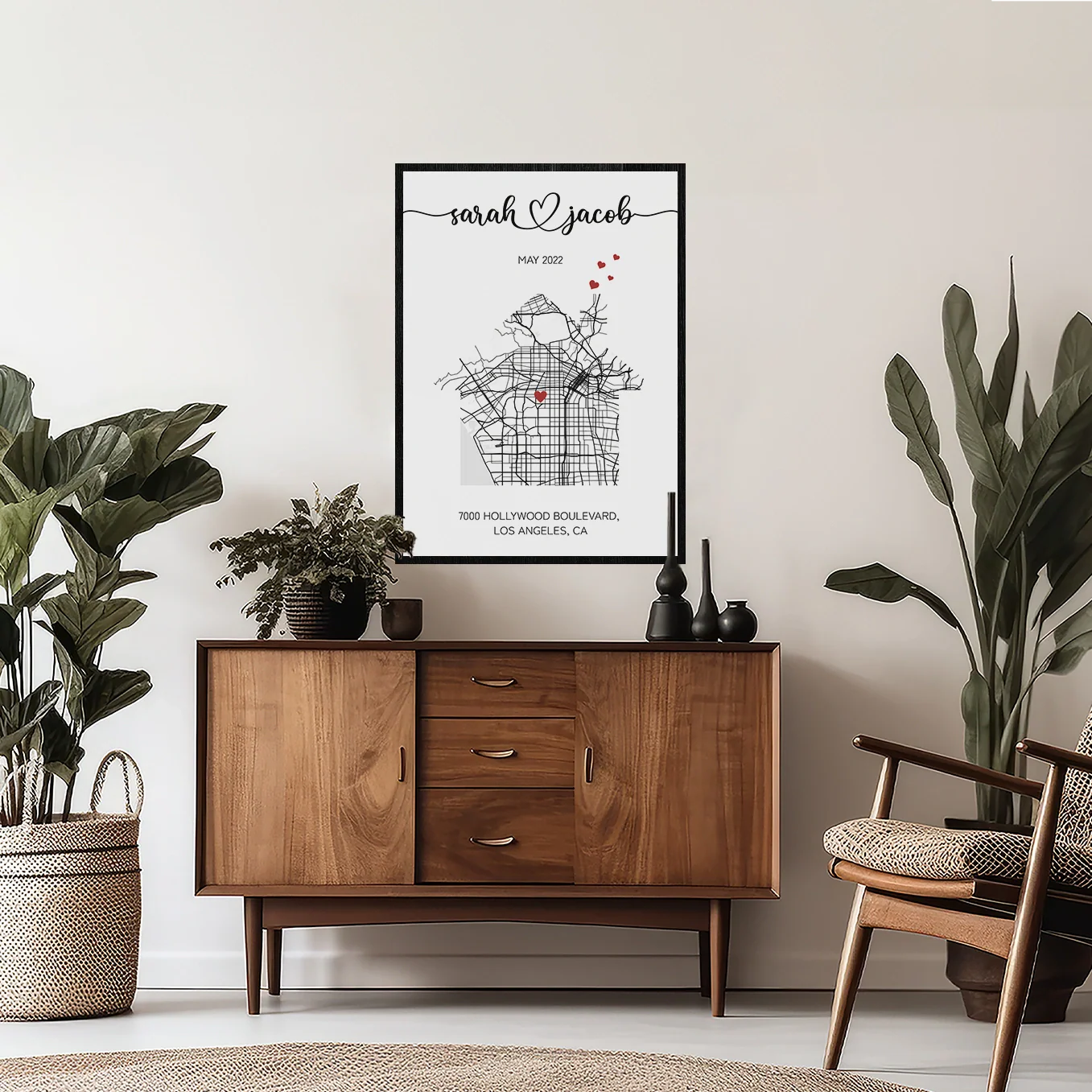 (US) Personalisiertes Poster "Unser Zuhause" - Image 6