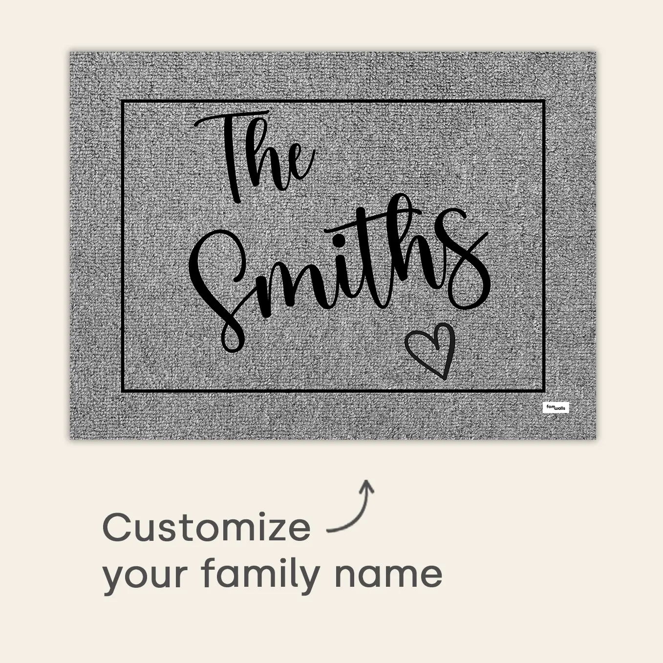 (US) Personalisierte Fußmatte “Familienname” - Image 4