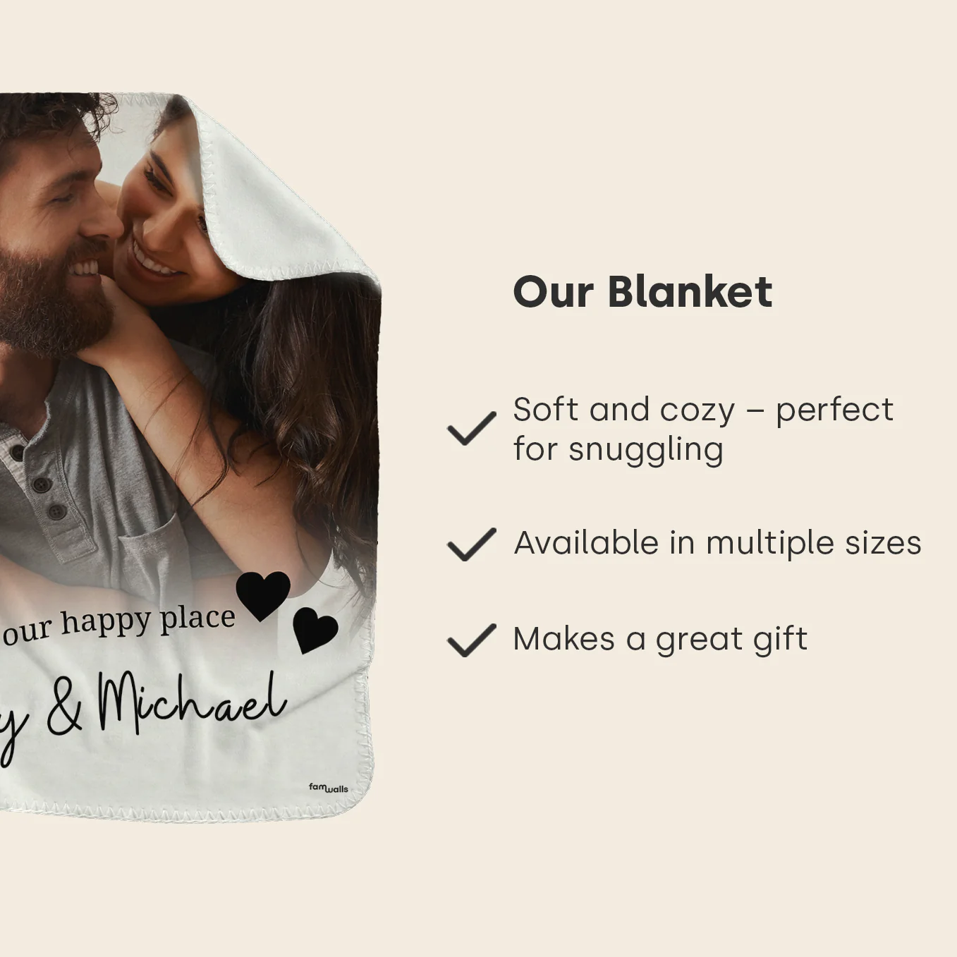 (US) Personalisierte Kuscheldecke ''Euer Foto & Text'' - Image 10