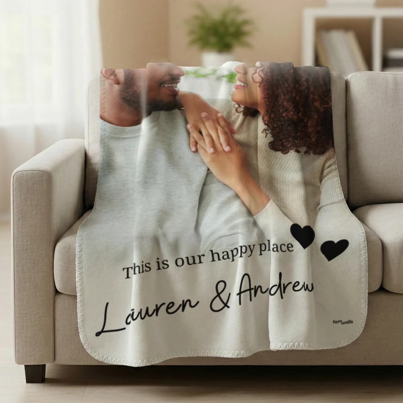 (US) Personalisierte Kuscheldecke ''Euer Foto & Text'' - Image 5