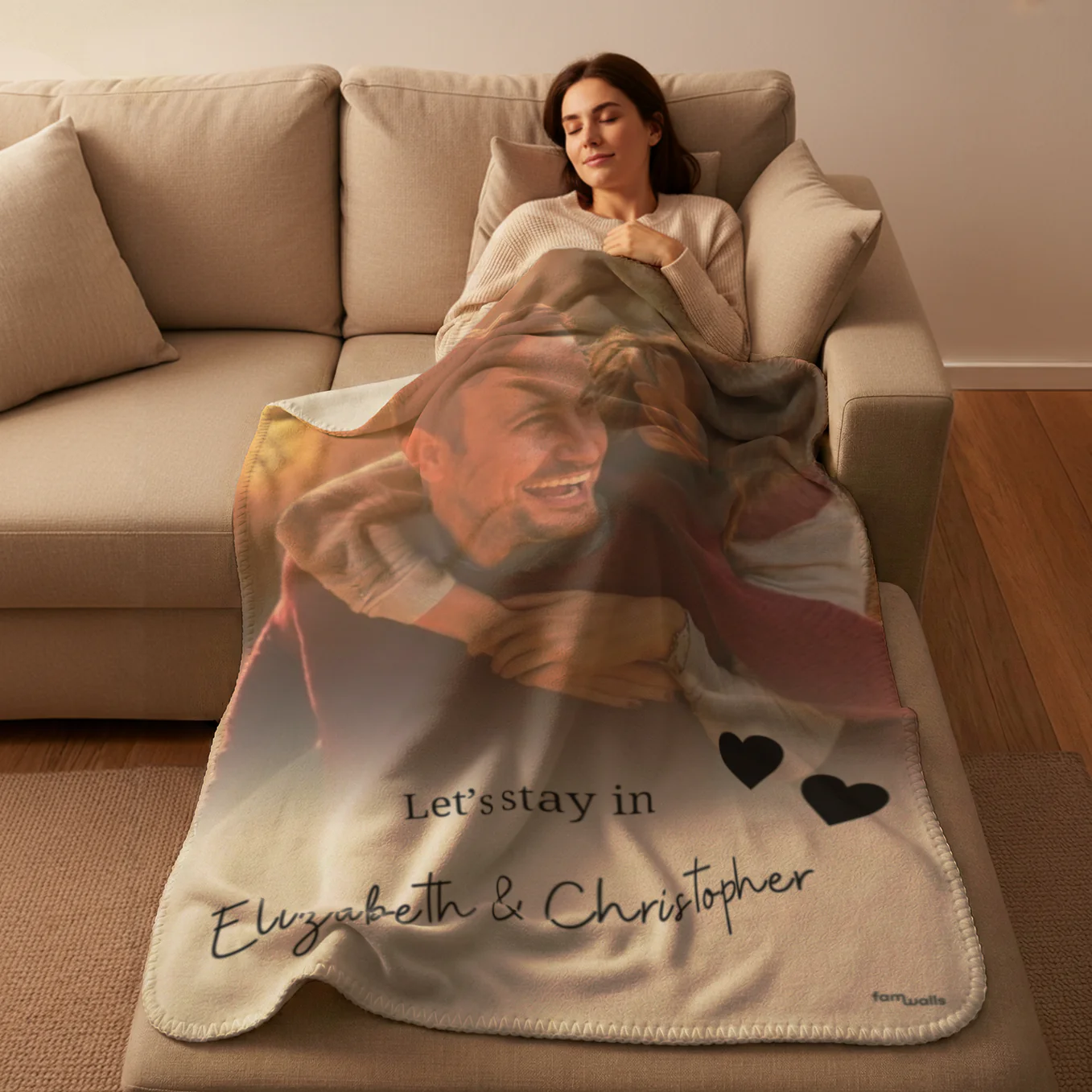 (US) Personalisierte Kuscheldecke ''Euer Foto & Text'' - Image 8