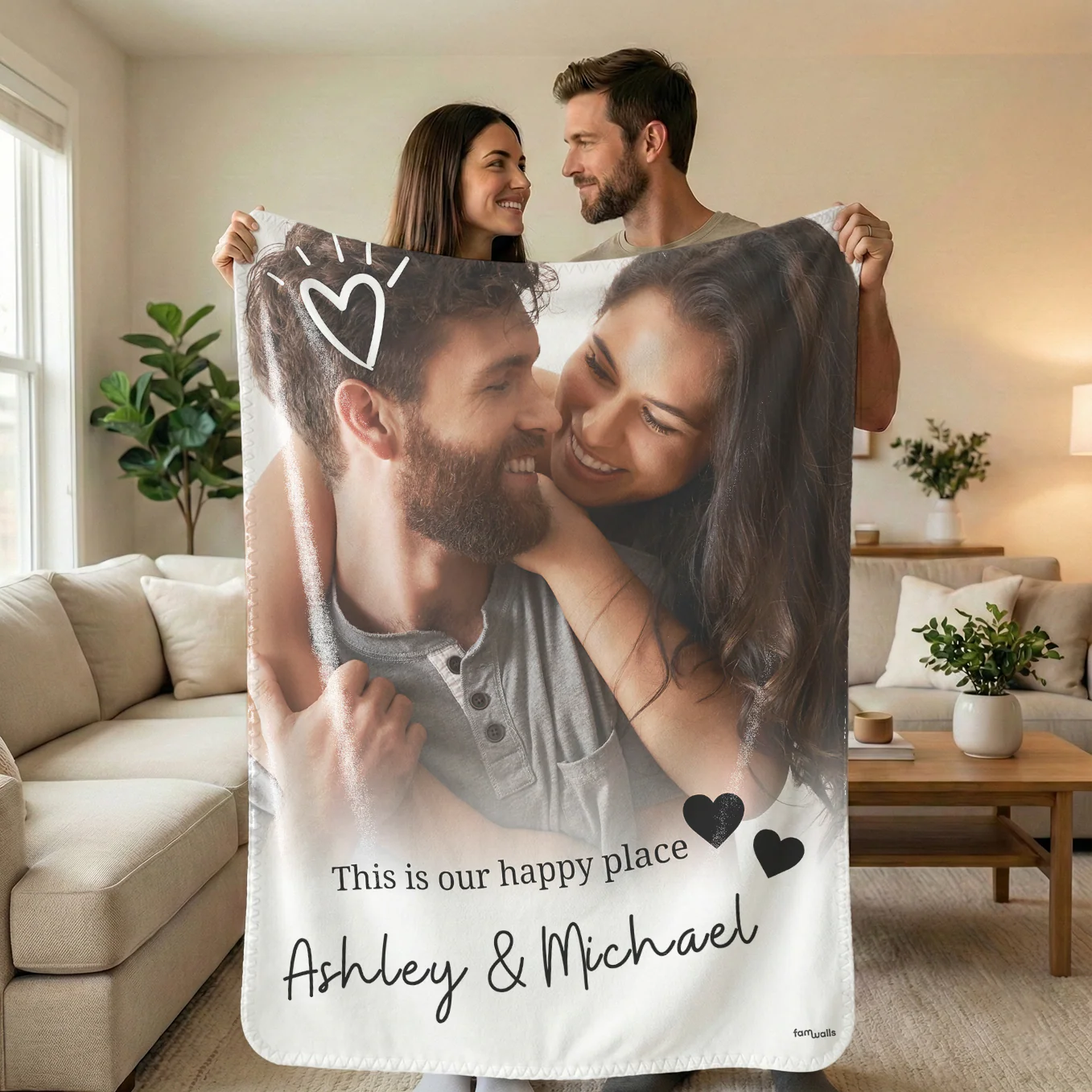 (US) Personalisierte Kuscheldecke ''Euer Foto & Text'' - Image 9