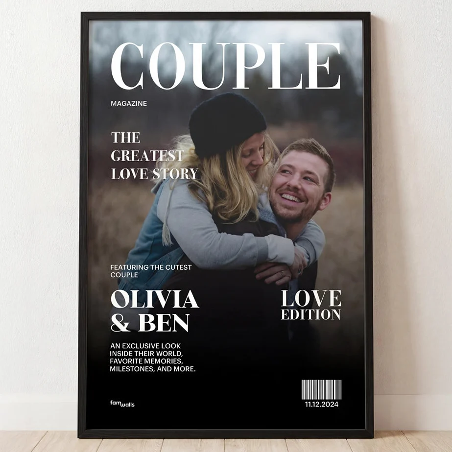 (US) Personalisierte Poster "Couple Magazine" - Image 5