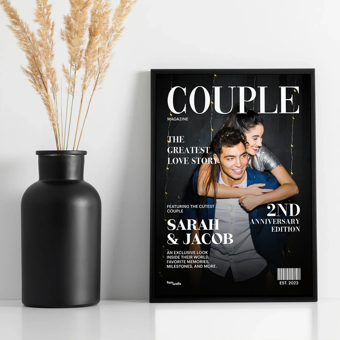 (US) Personalisierte Poster "Couple Magazine" - Image 7