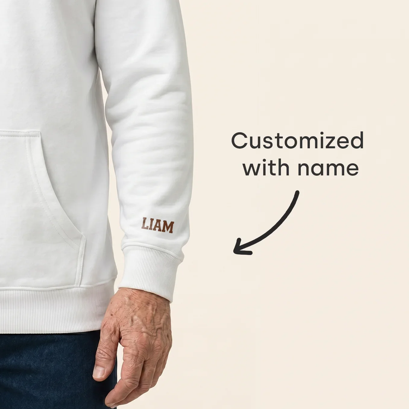 (US) Personalisierter Hoodie "GRANDPA" - Image 5