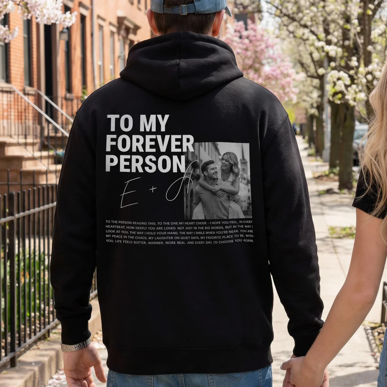 (US) Personalisierter Hoodie "Heart Chosen" - Image 4