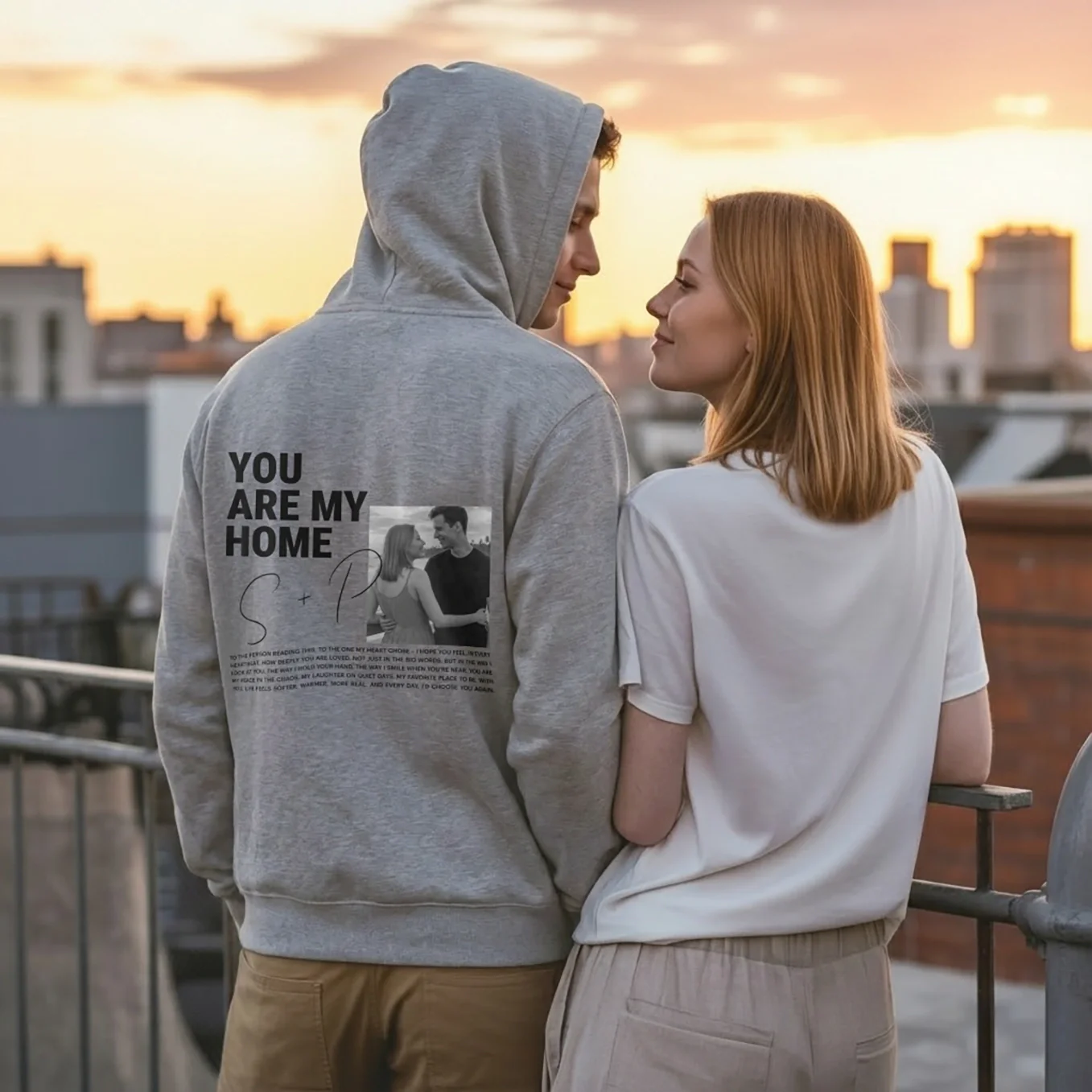 (US) Personalisierter Hoodie "Heart Chosen" - Image 7