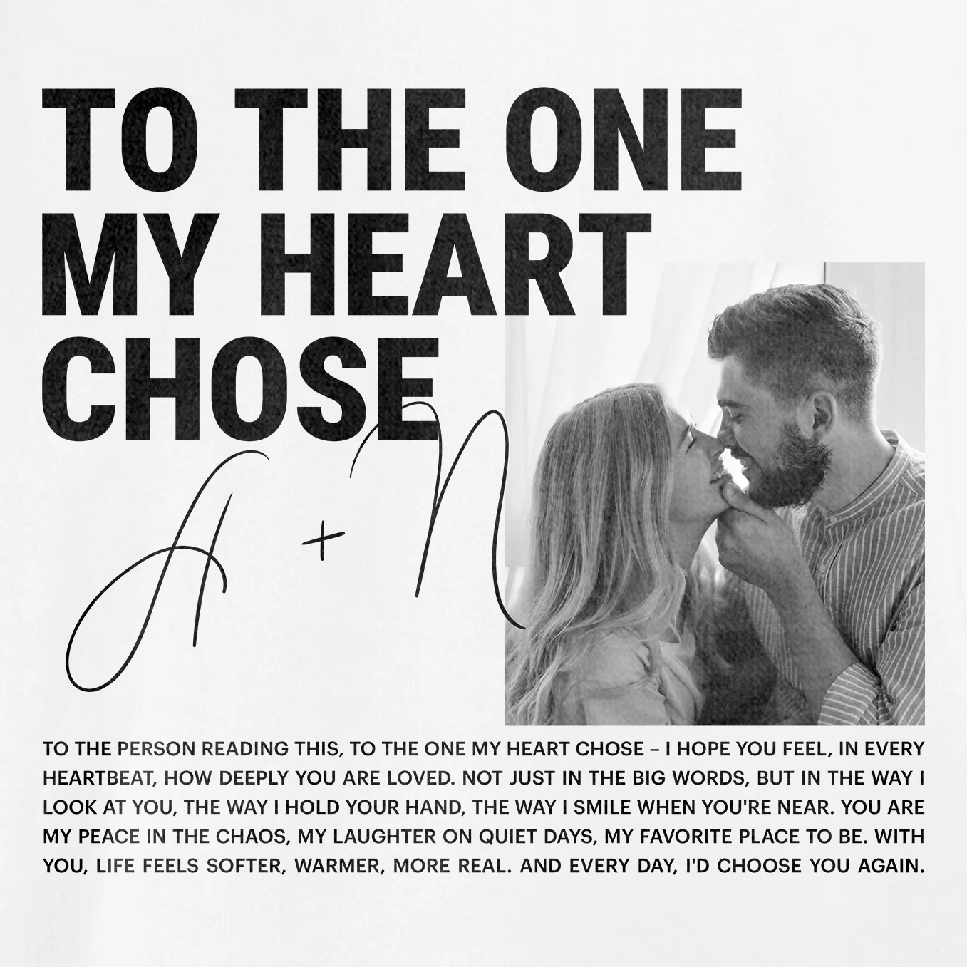 (US) Personalisierter Hoodie "Heart Chosen" - Image 9