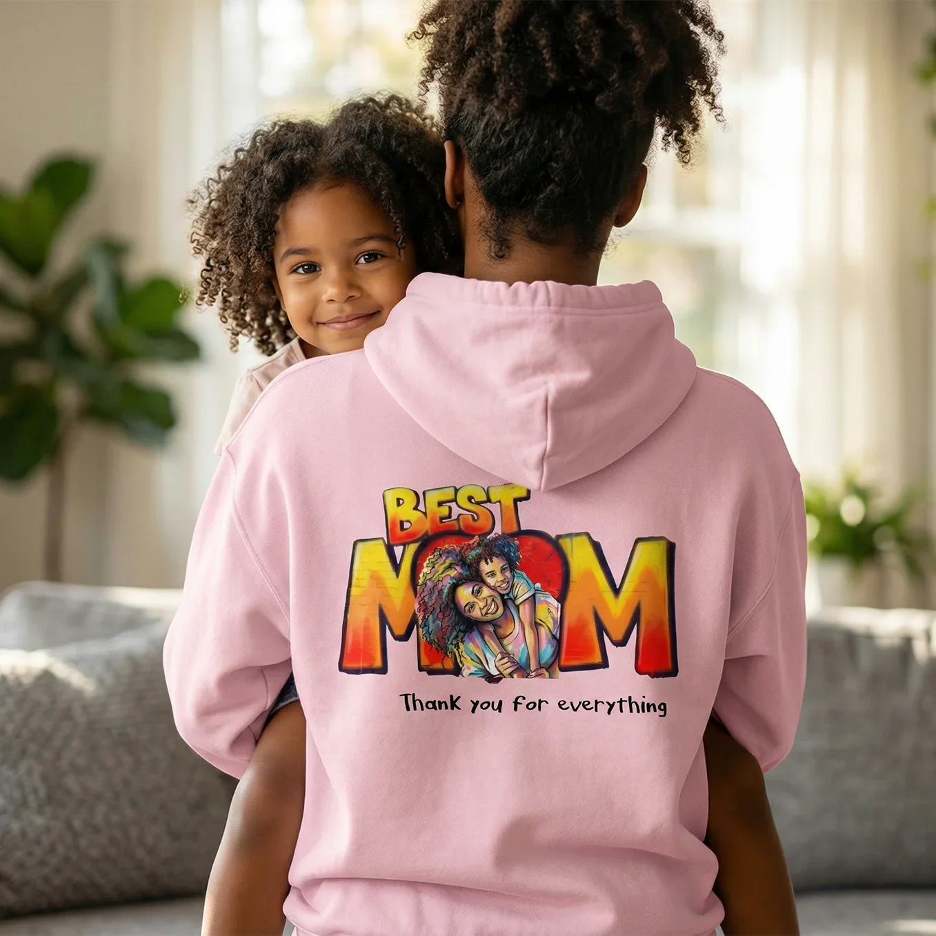 (US) Personalisierter Hoodie Love "MAMA" - Image 4