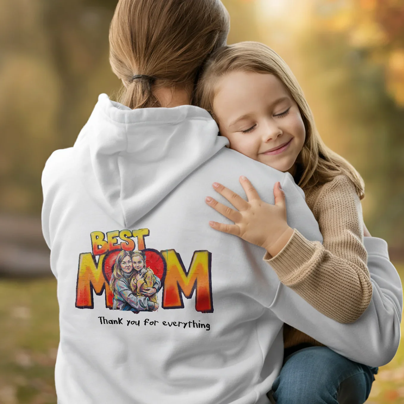 (US) Personalisierter Hoodie Love "MAMA" - Image 6