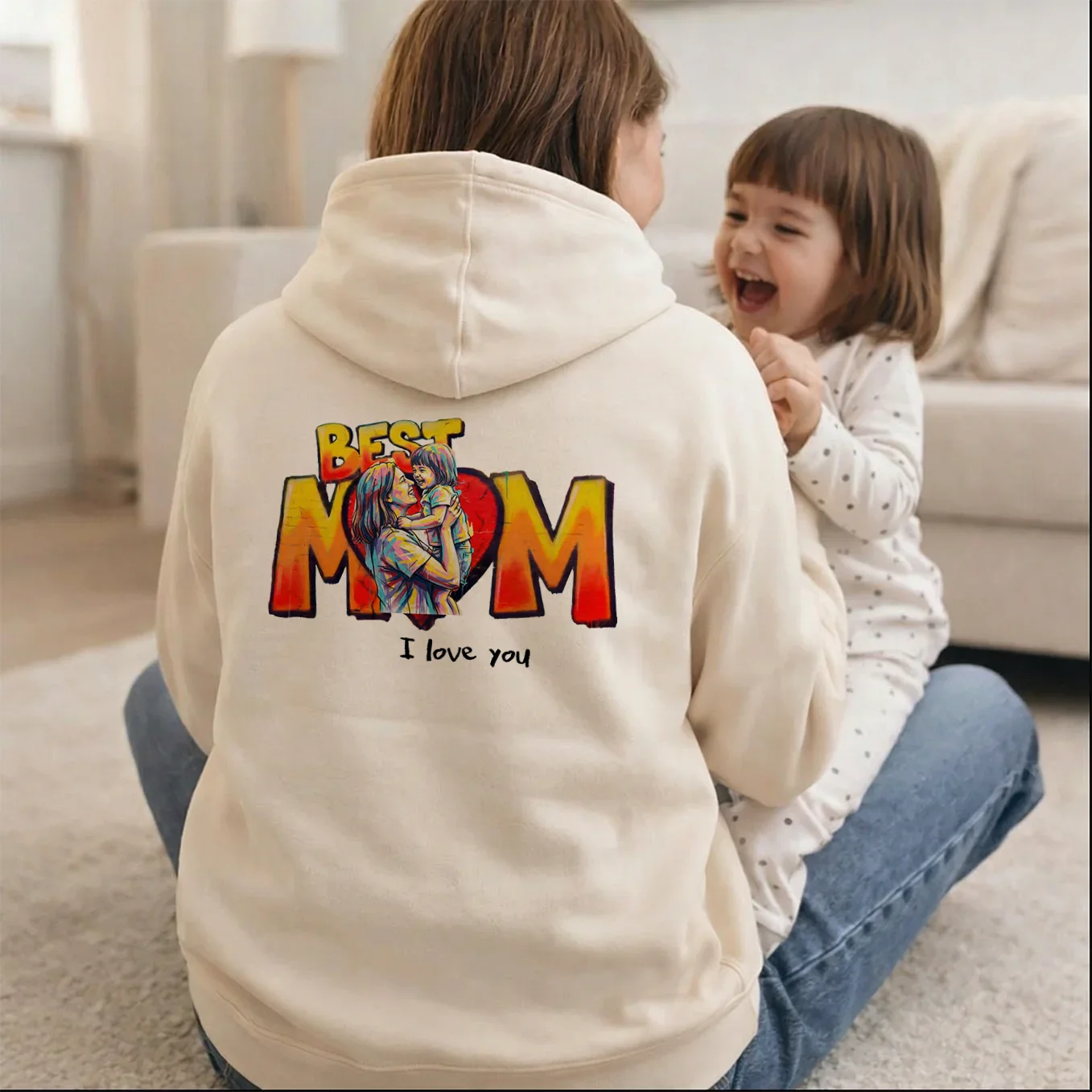 (US) Personalisierter Hoodie Love "MAMA" - Image 7