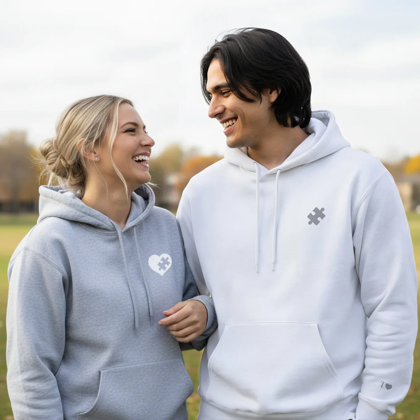 (US) Personalisierter Hoodie "Puzzlestück" - Image 9