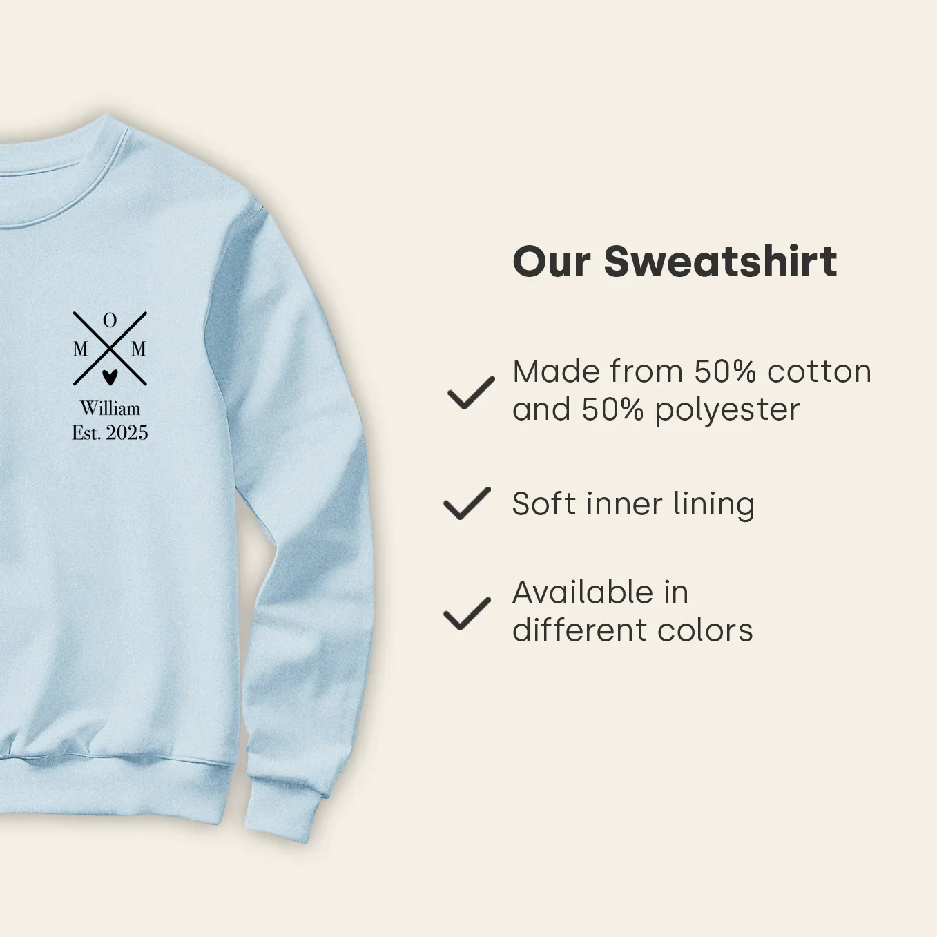 (US) Personalisierter Sweater "MAMA" - Image 9