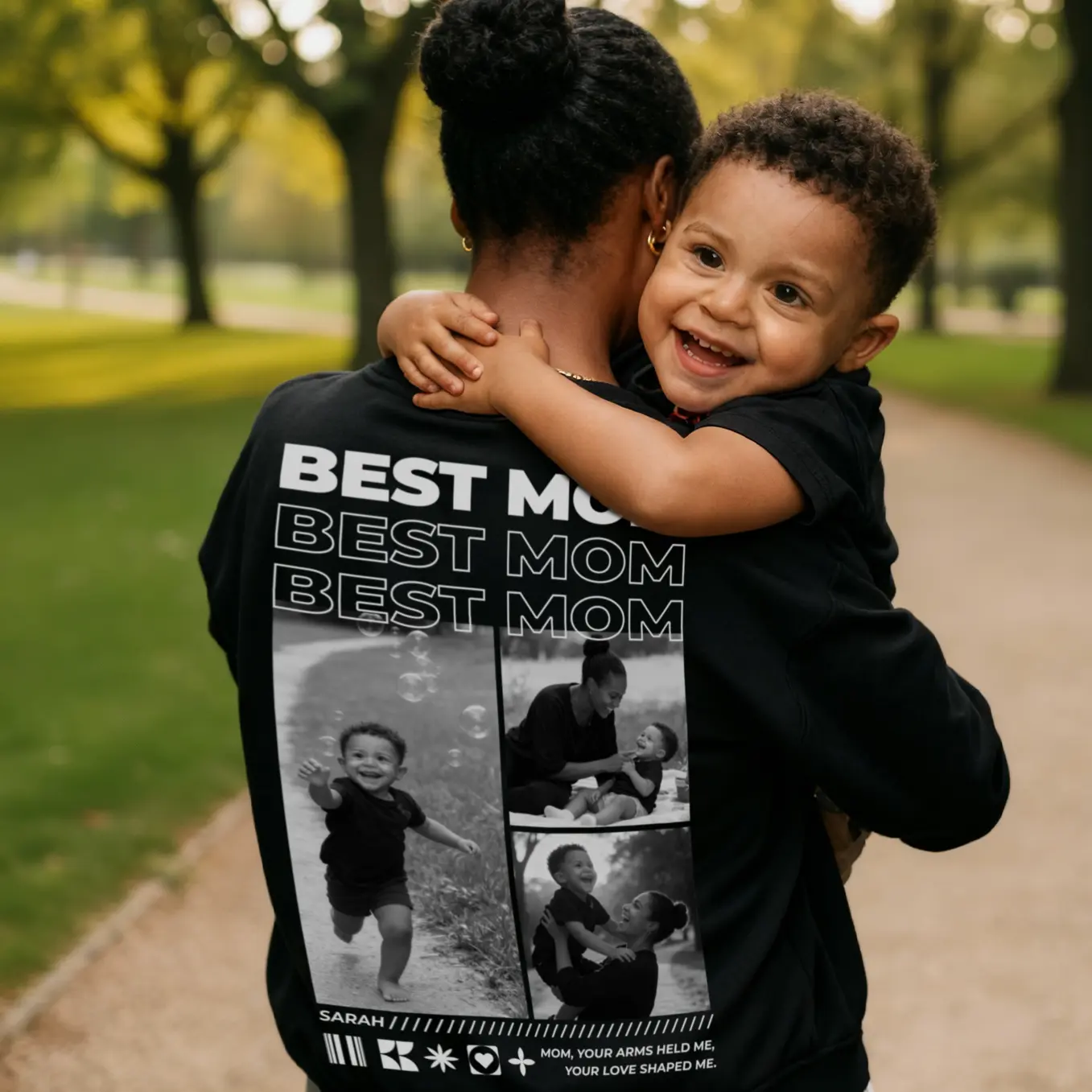 (US) Personalisierter Sweater "Mama" mit Fotos - Image 8