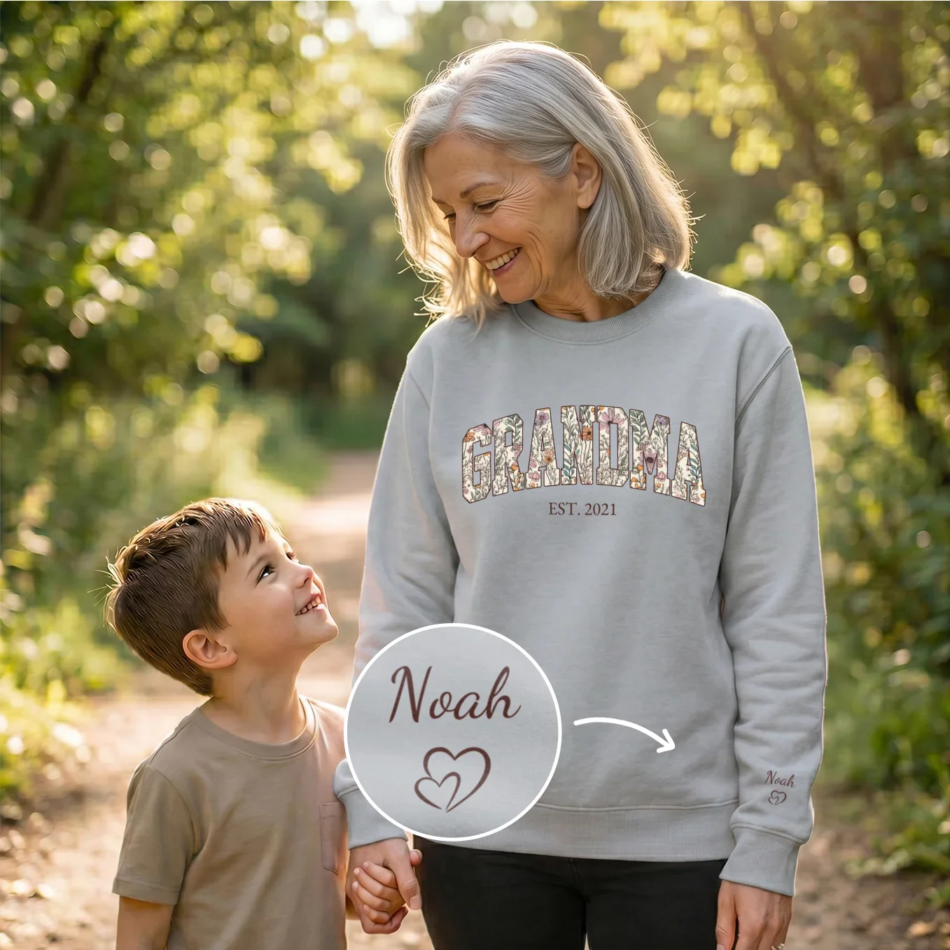 (US) Personalisierter Sweater "Omas Garten" - Image 11