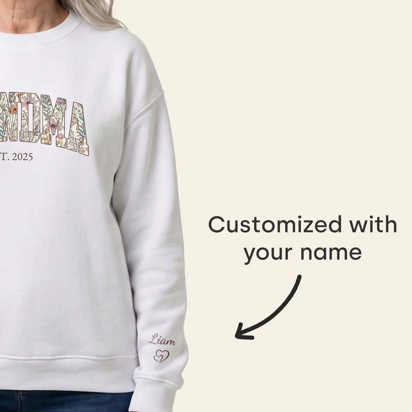 (US) Personalisierter Sweater "Omas Garten" - Image 15