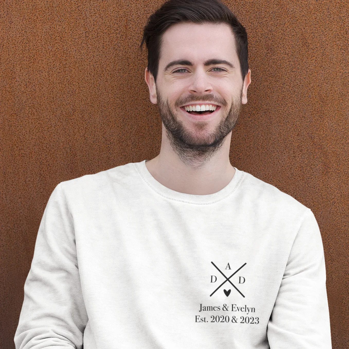 (US) Personalisierter Sweater "PAPA" - Image 3