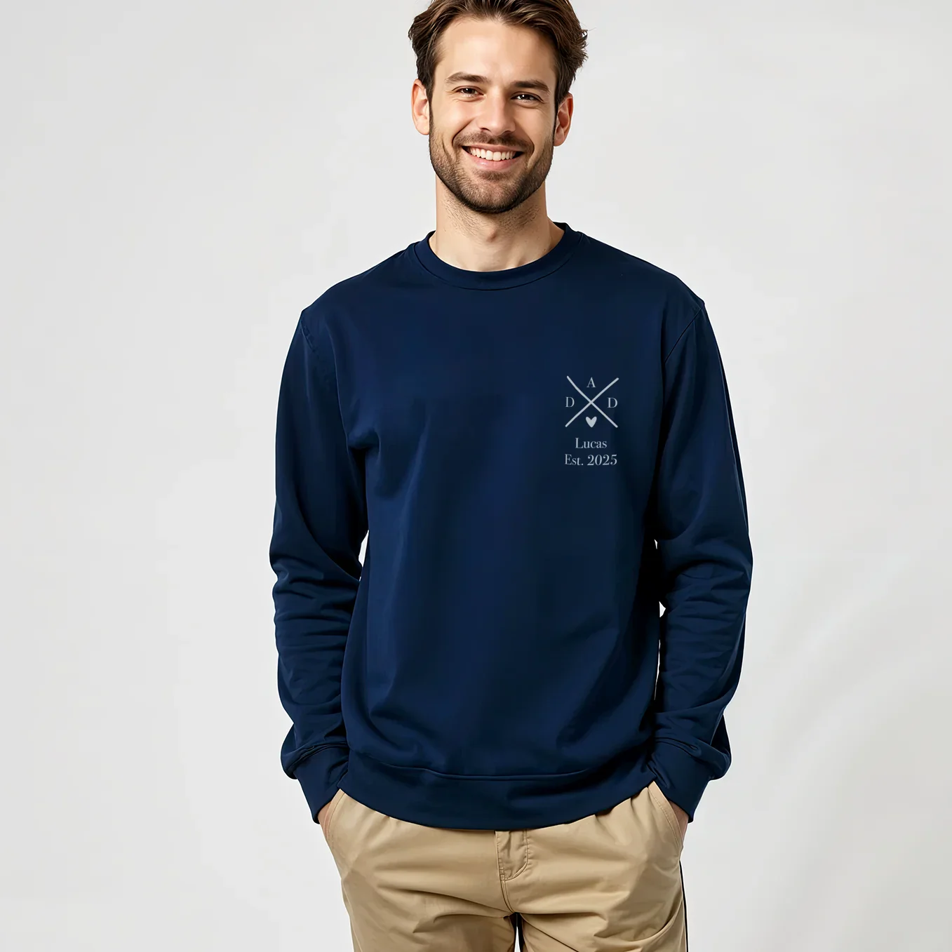 (US) Personalisierter Sweater "PAPA" - Image 4