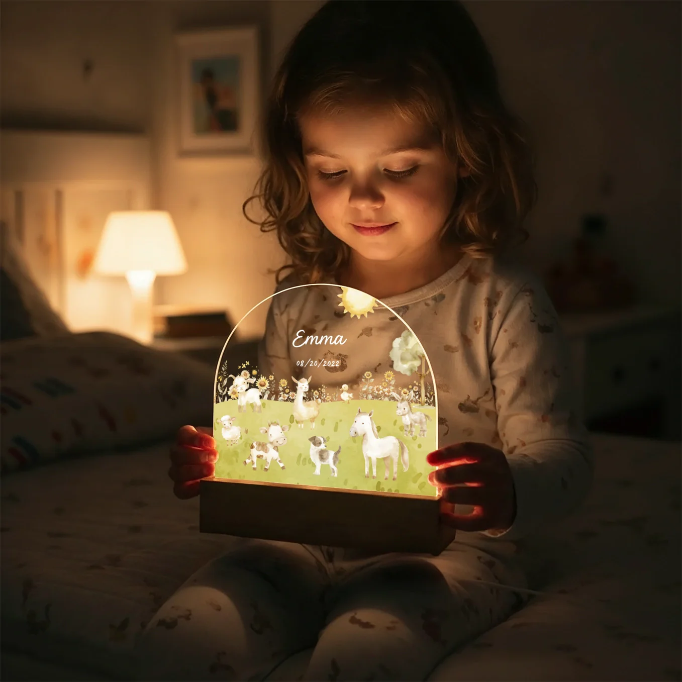 (US) Personalisiertes Nachtlicht "Bauernhof" - Image 3