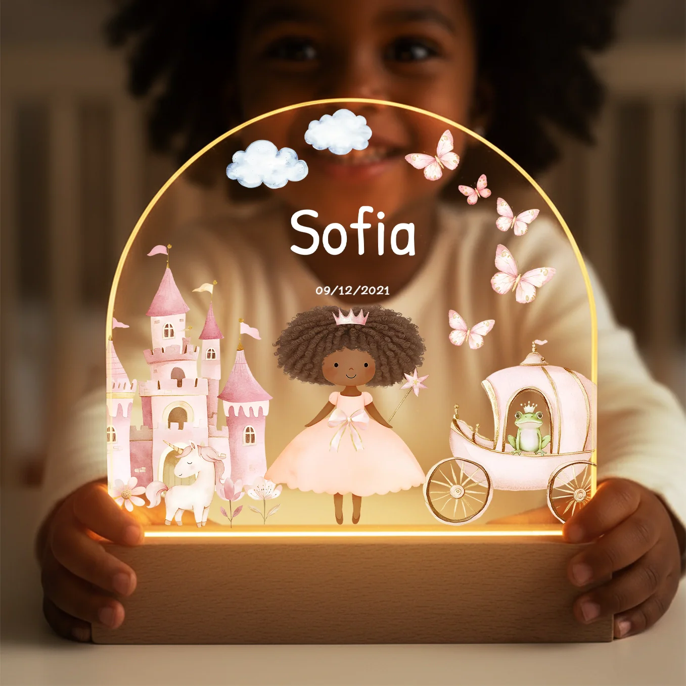 (US) Personalisiertes Nachtlicht "Wunschprinzessin" - Image 3