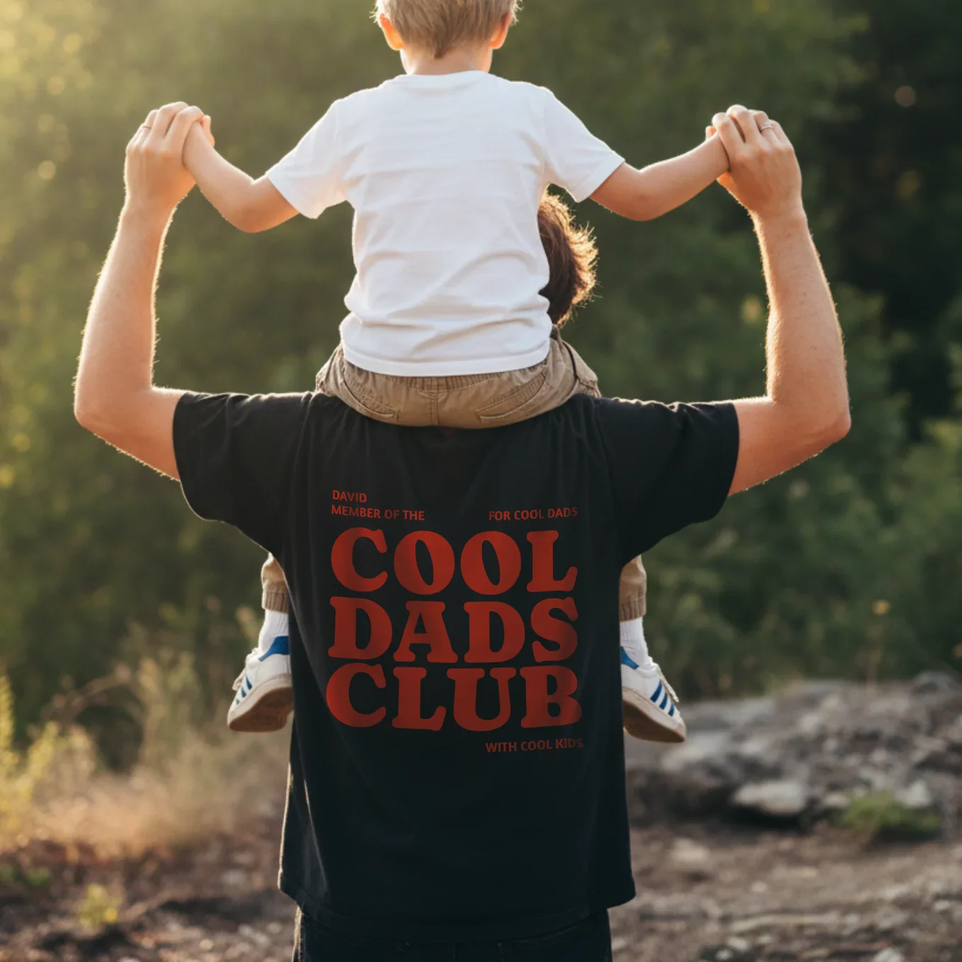 (US) Personalisiertes Oversized Shirt "Cool Dads Club" - Image 2