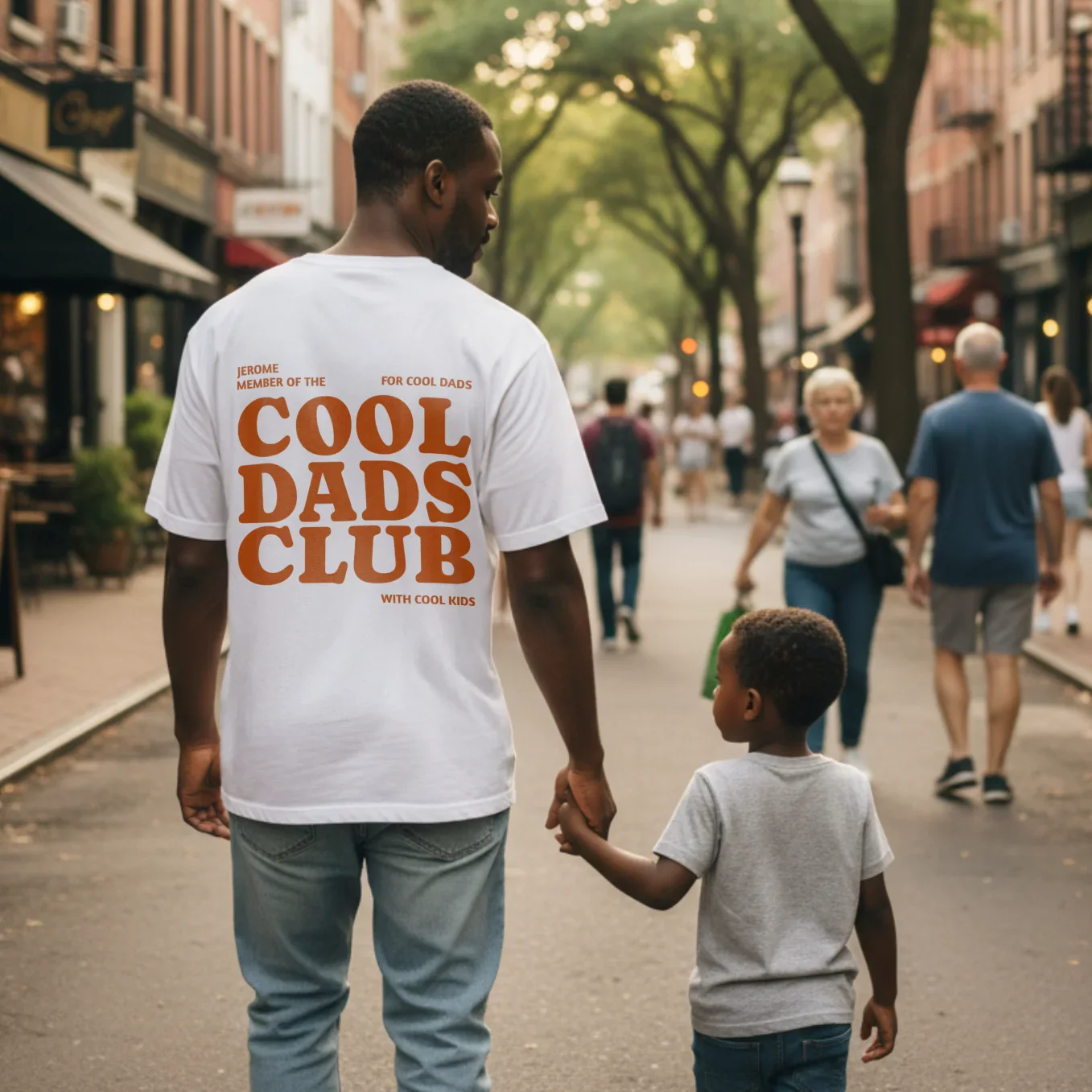 (US) Personalisiertes Oversized Shirt "Cool Dads Club" - Image 5