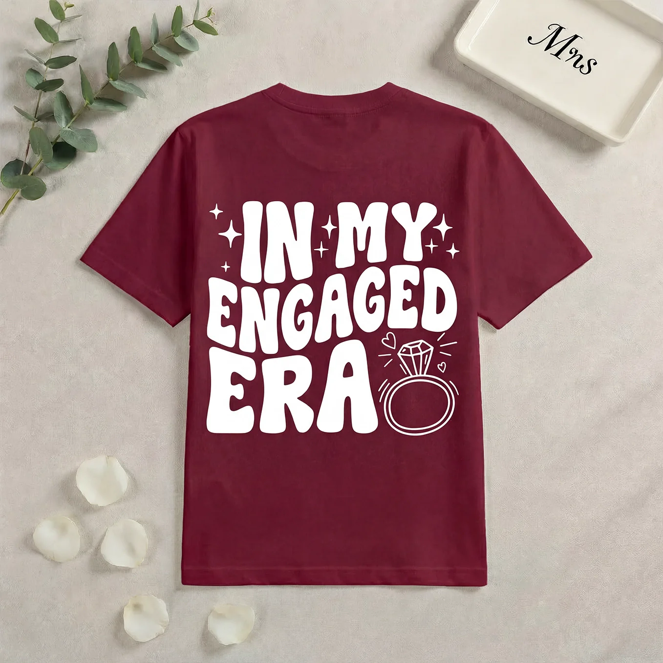 (US) Personalisiertes Oversized T-Shirt "In My Engaged Era" - Image 8