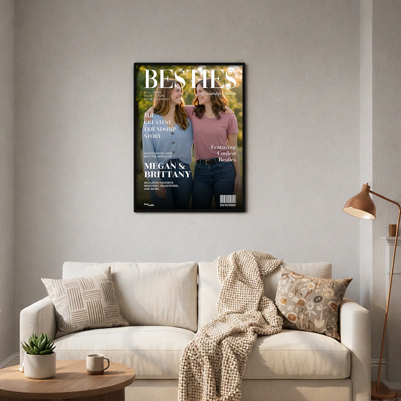 (US) Personalisiertes Poster "Besties Magazine" - Image 12