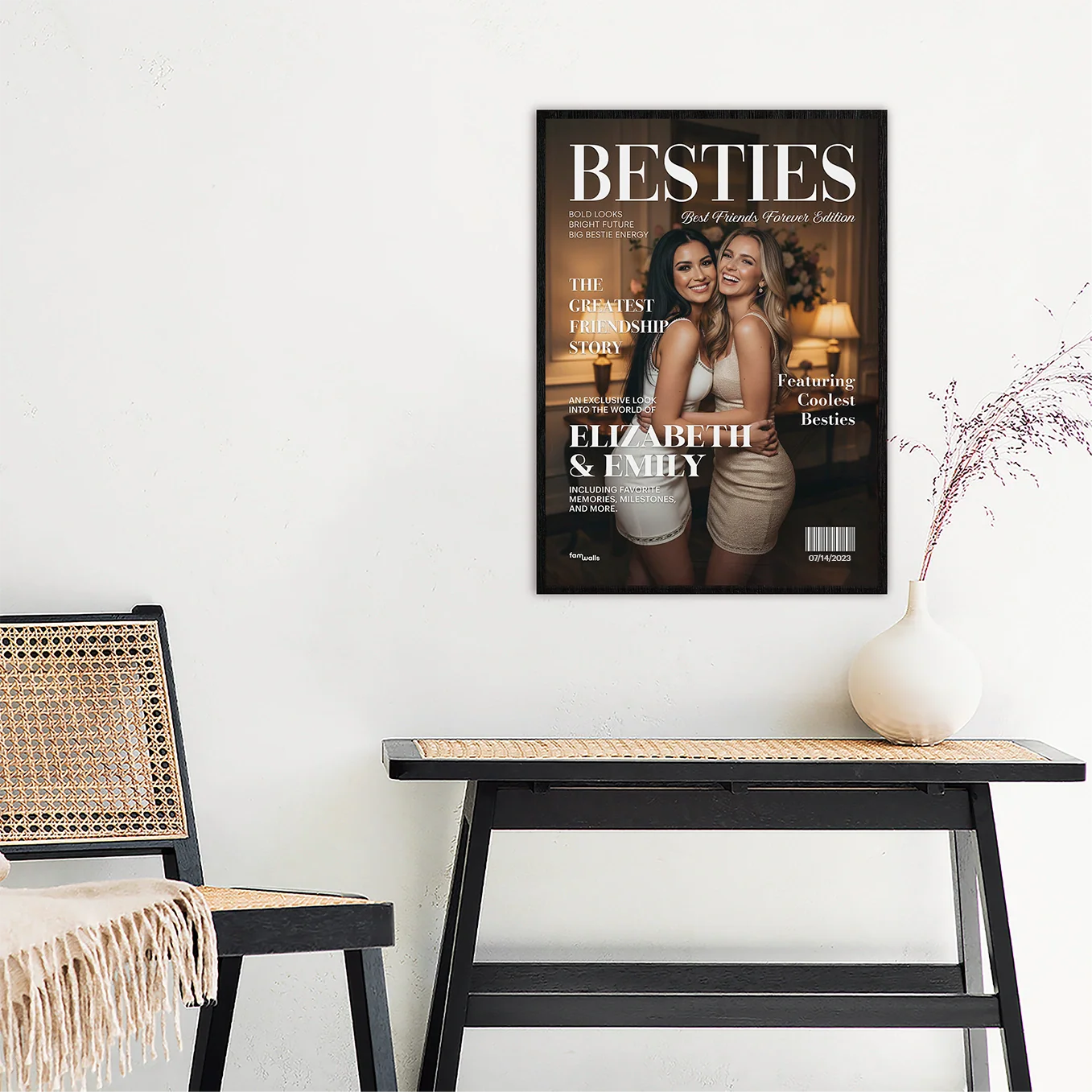 (US) Personalisiertes Poster "Besties Magazine" - Image 2