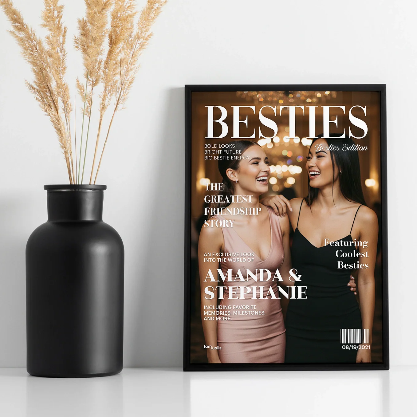 (US) Personalisiertes Poster "Besties Magazine" - Image 5