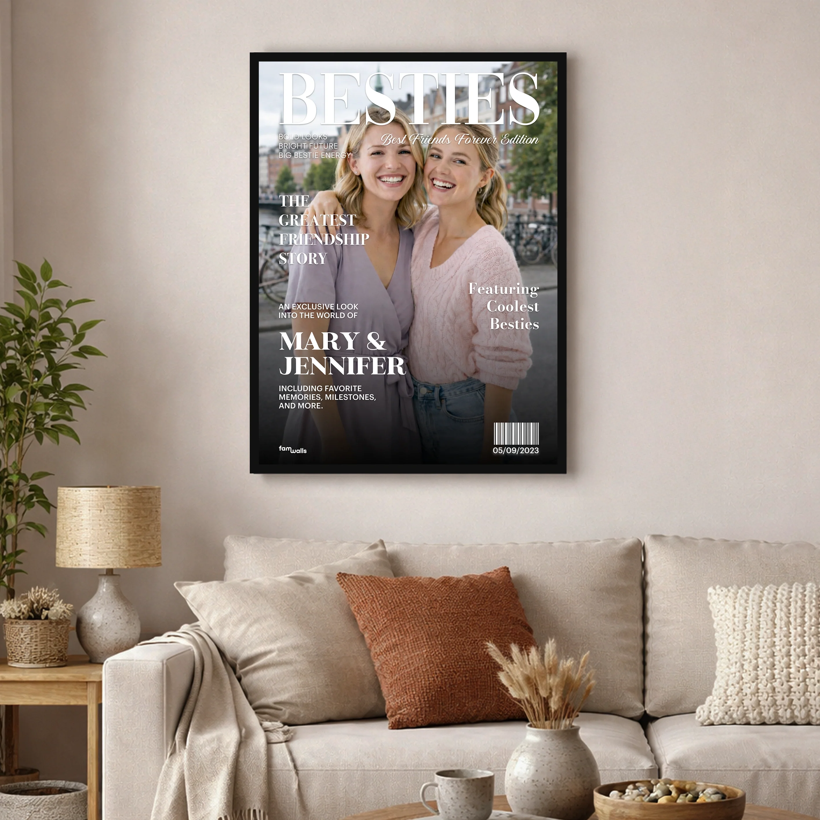 (US) Personalisiertes Poster "Besties Magazine" - Image 7