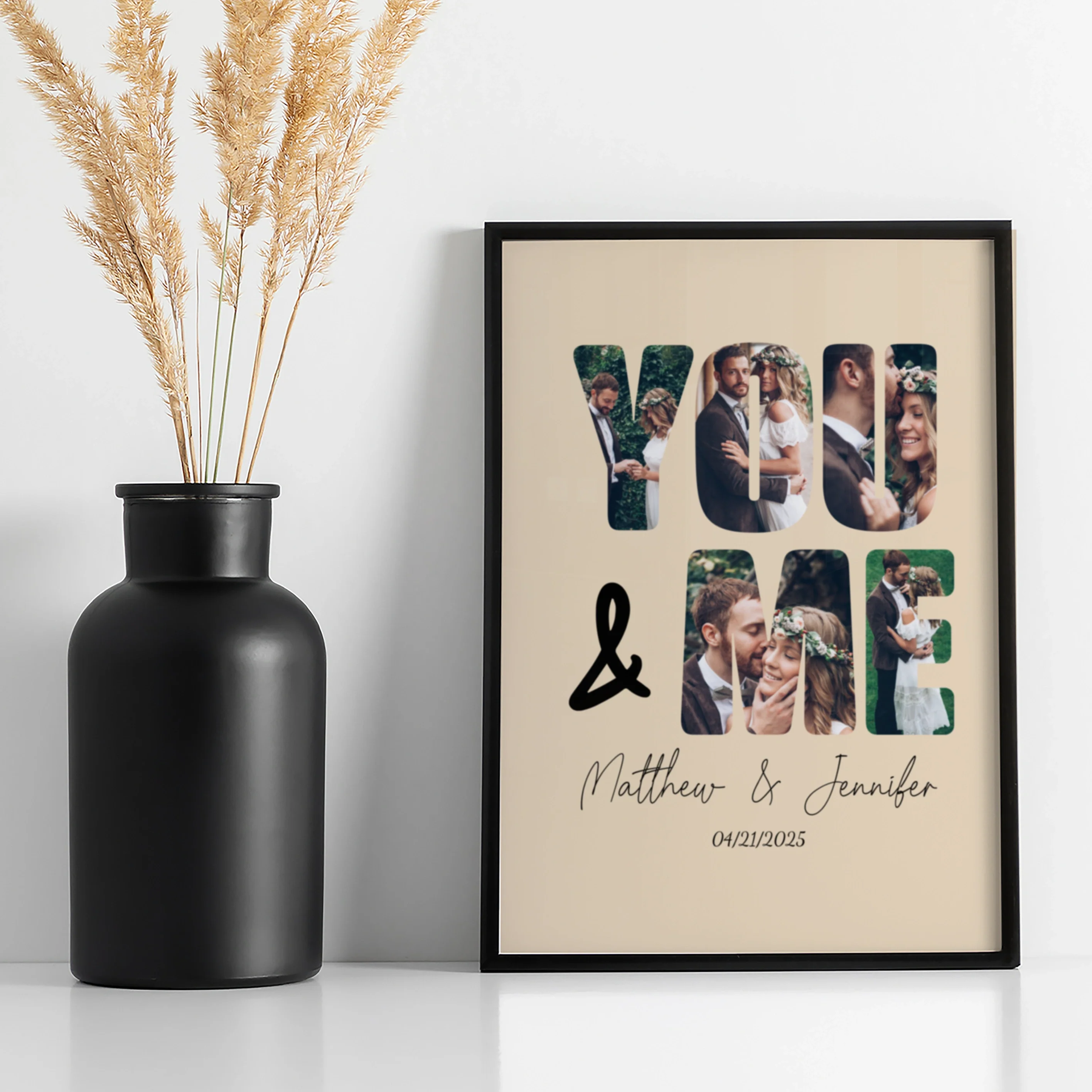 (US) Personalisiertes Poster "Du & Ich” - Image 2
