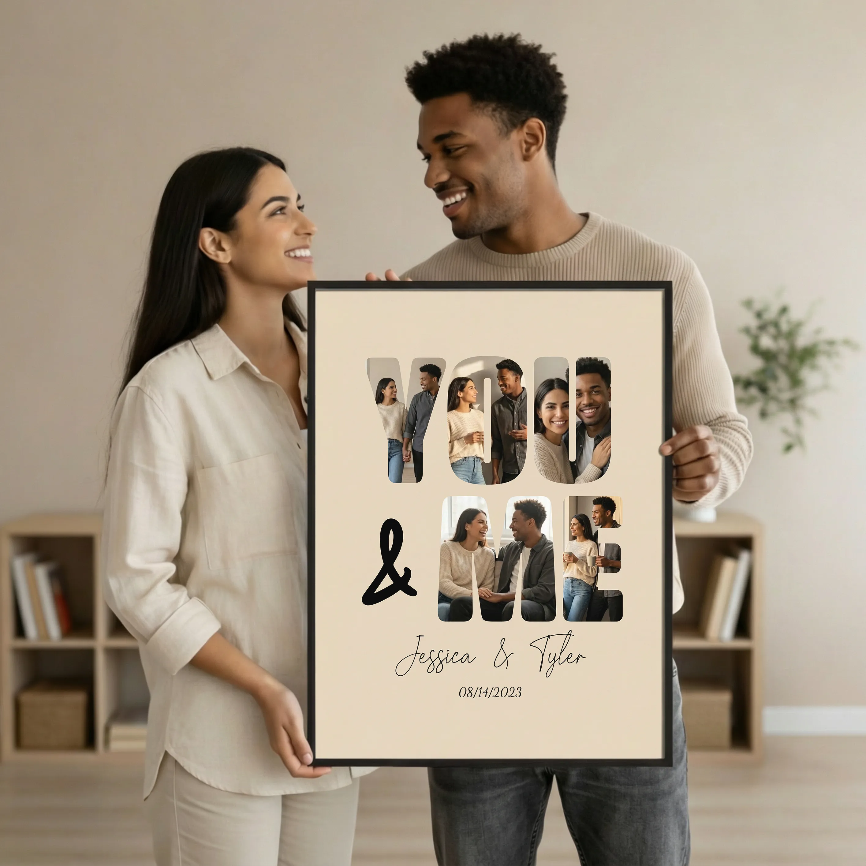 (US) Personalisiertes Poster "Du & Ich” - Image 3