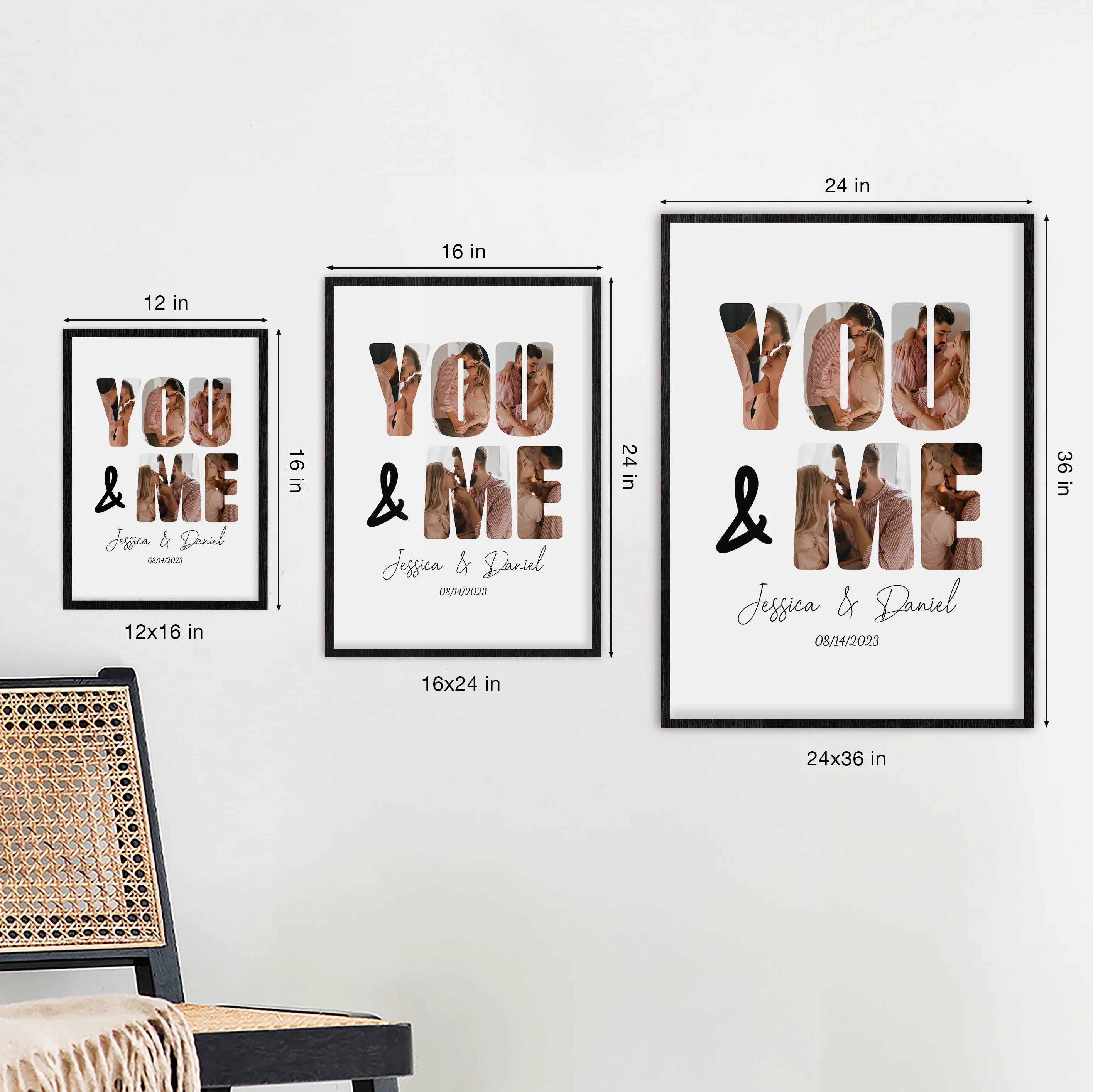 (US) Personalisiertes Poster "Du & Ich” - Image 9