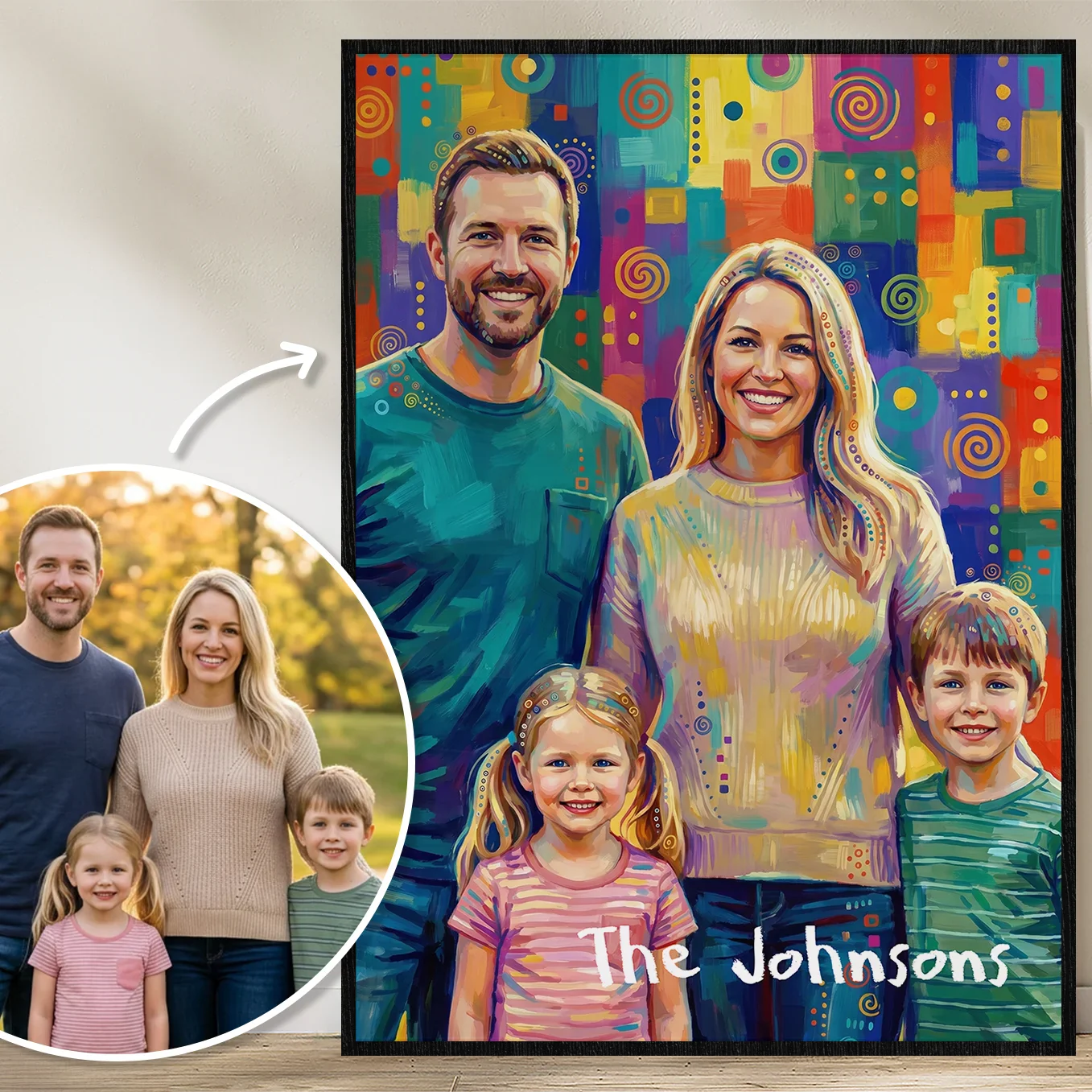 (US) Personalisiertes Poster Familie “Pop Art” - Image 2