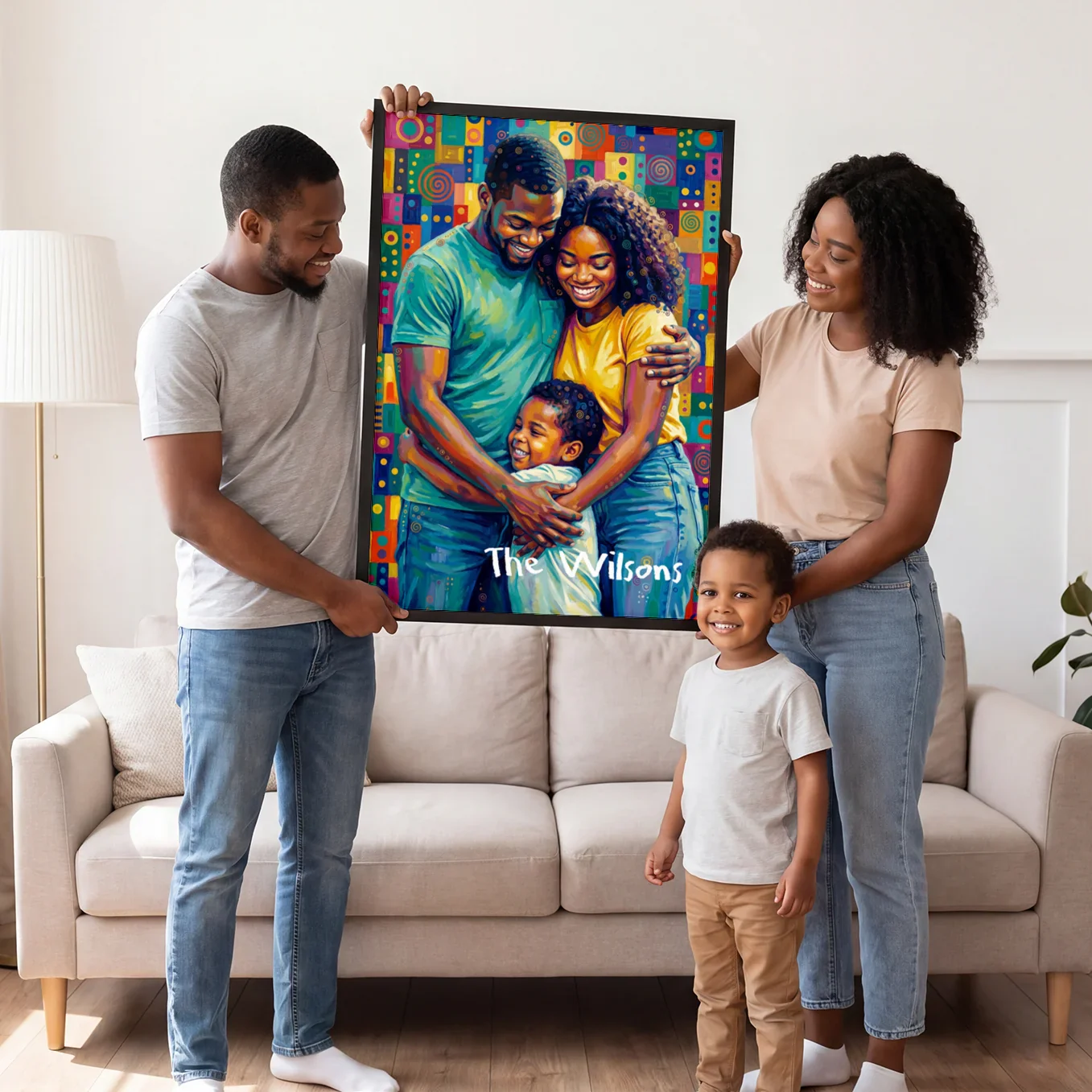 (US) Personalisiertes Poster Familie “Pop Art” - Image 5