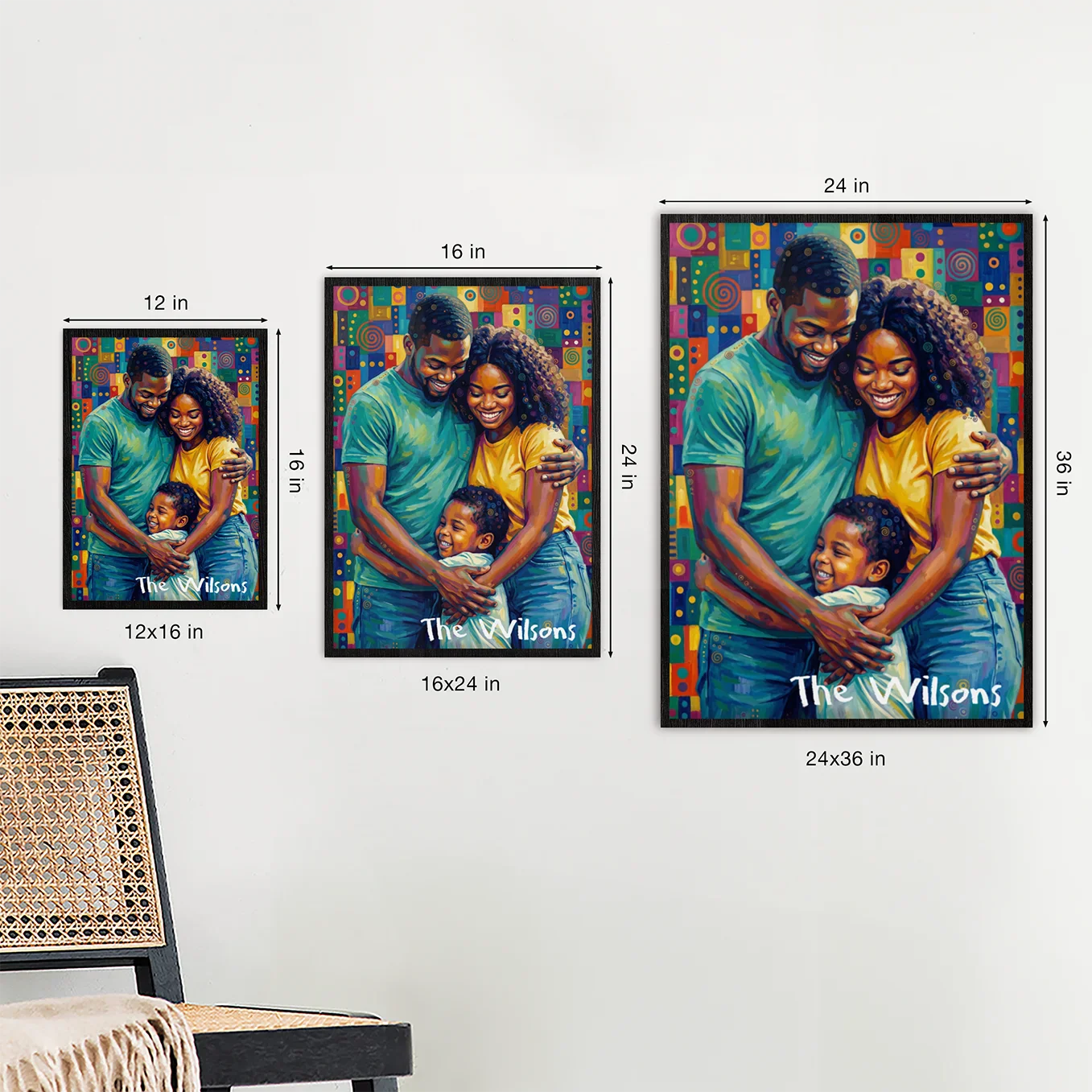 (US) Personalisiertes Poster Familie “Pop Art” - Image 9