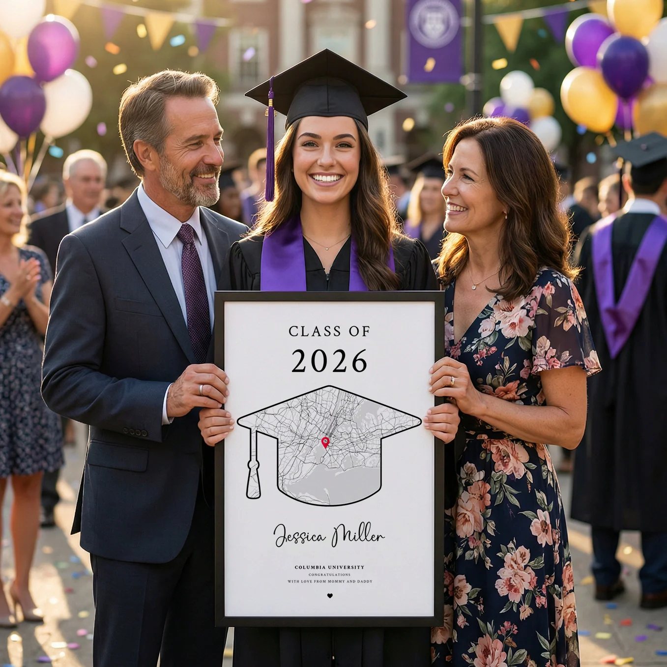 (US) Personalisiertes Poster “Graduation” - Image 2