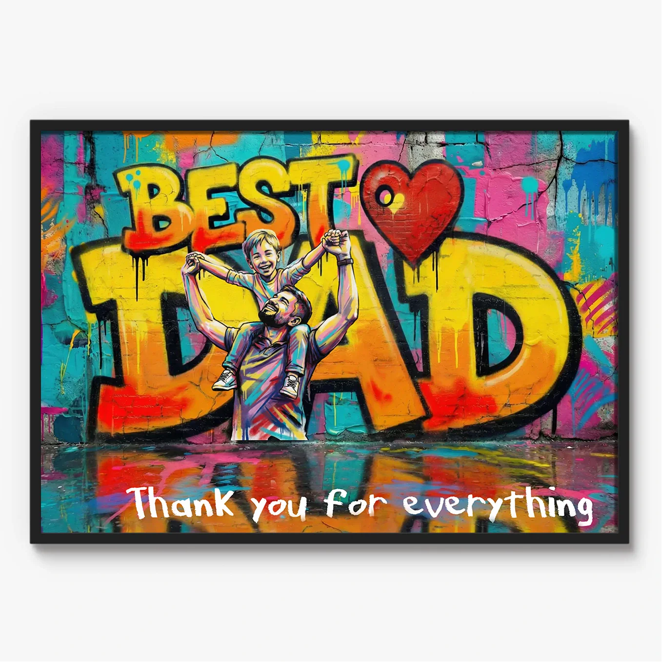 (US) Personalisiertes Poster Love "PAPA" - Image 10