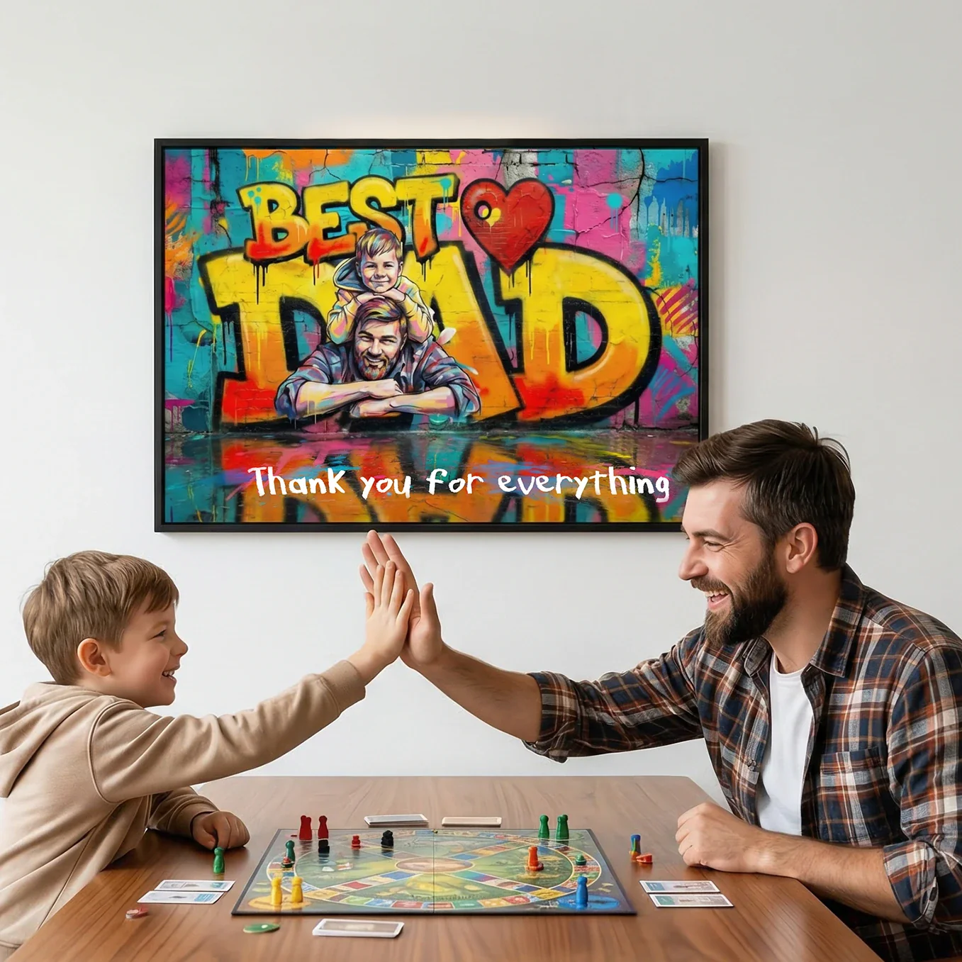 (US) Personalisiertes Poster Love "PAPA" - Image 2