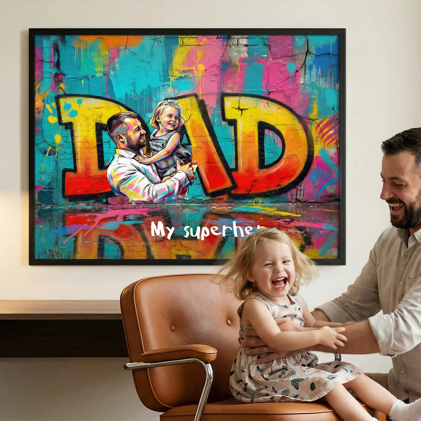 (US) Personalisiertes Poster Love "PAPA" - Image 5