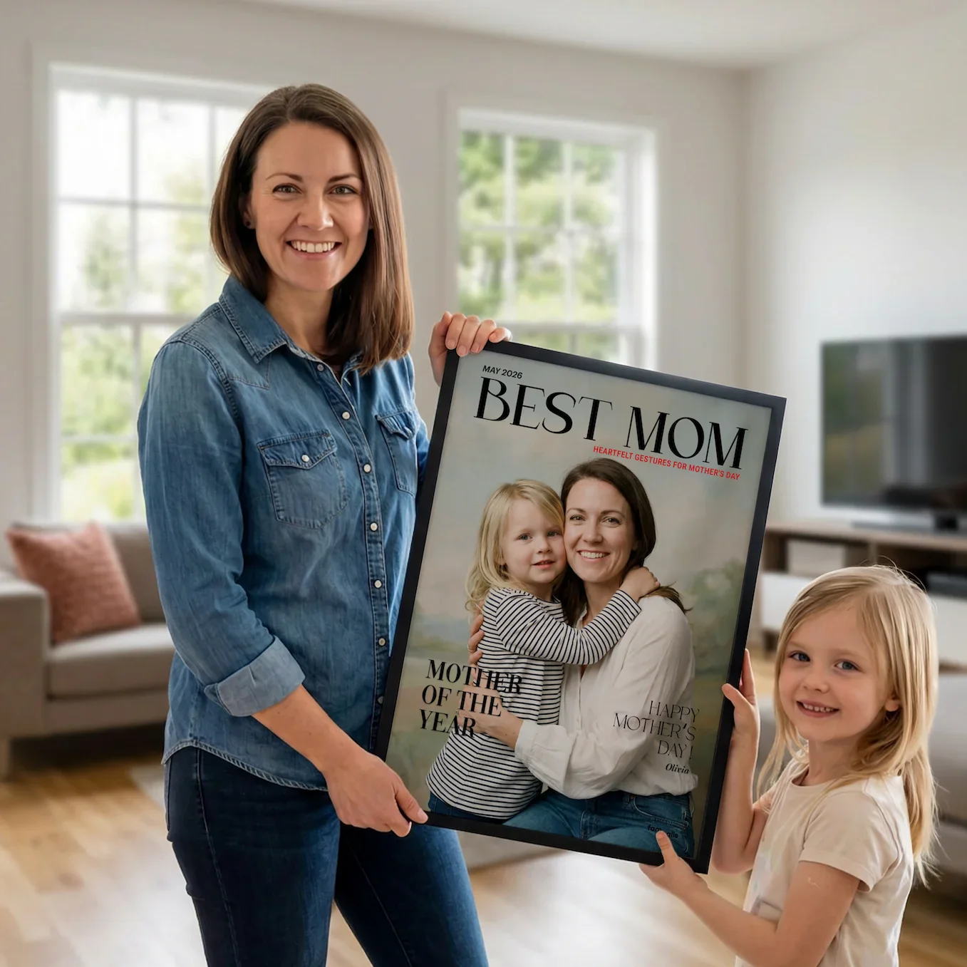 (US) Personalisiertes Poster Magazin "Beste Mama" - Image 2