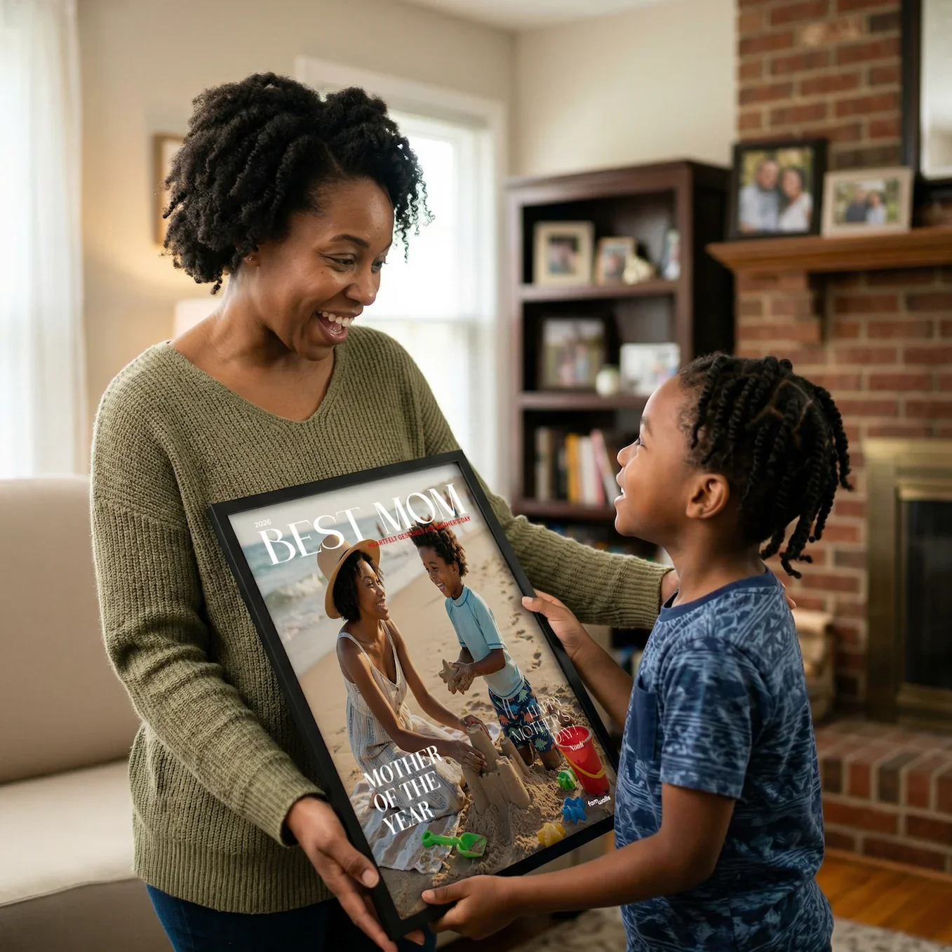 (US) Personalisiertes Poster Magazin "Beste Mama" - Image 4