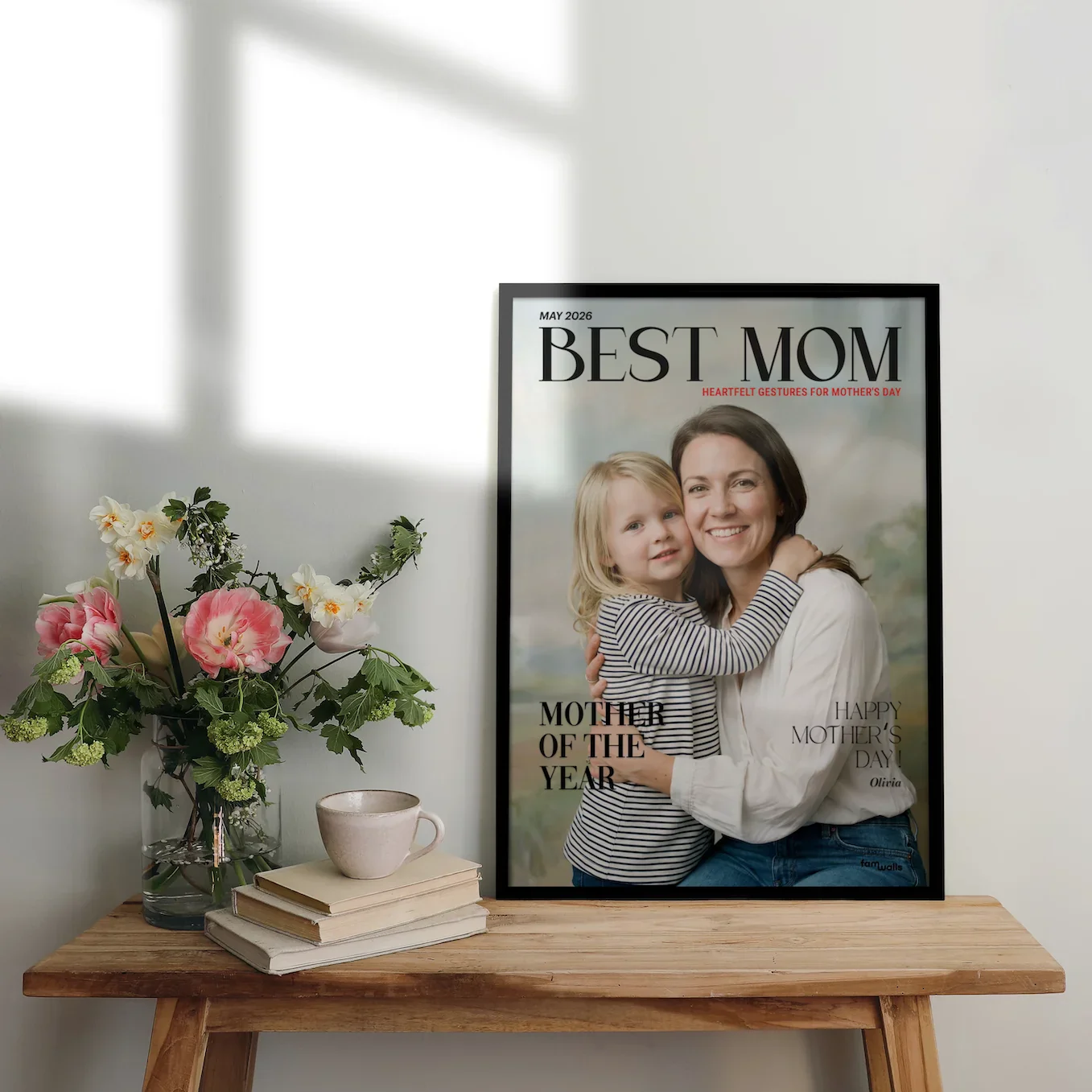 (US) Personalisiertes Poster Magazin "Beste Mama" - Image 5
