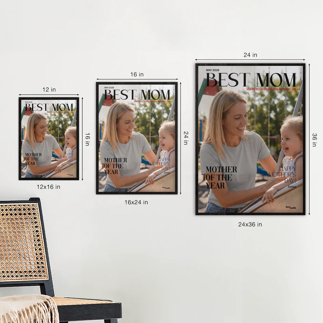 (US) Personalisiertes Poster Magazin "Beste Mama" - Image 7