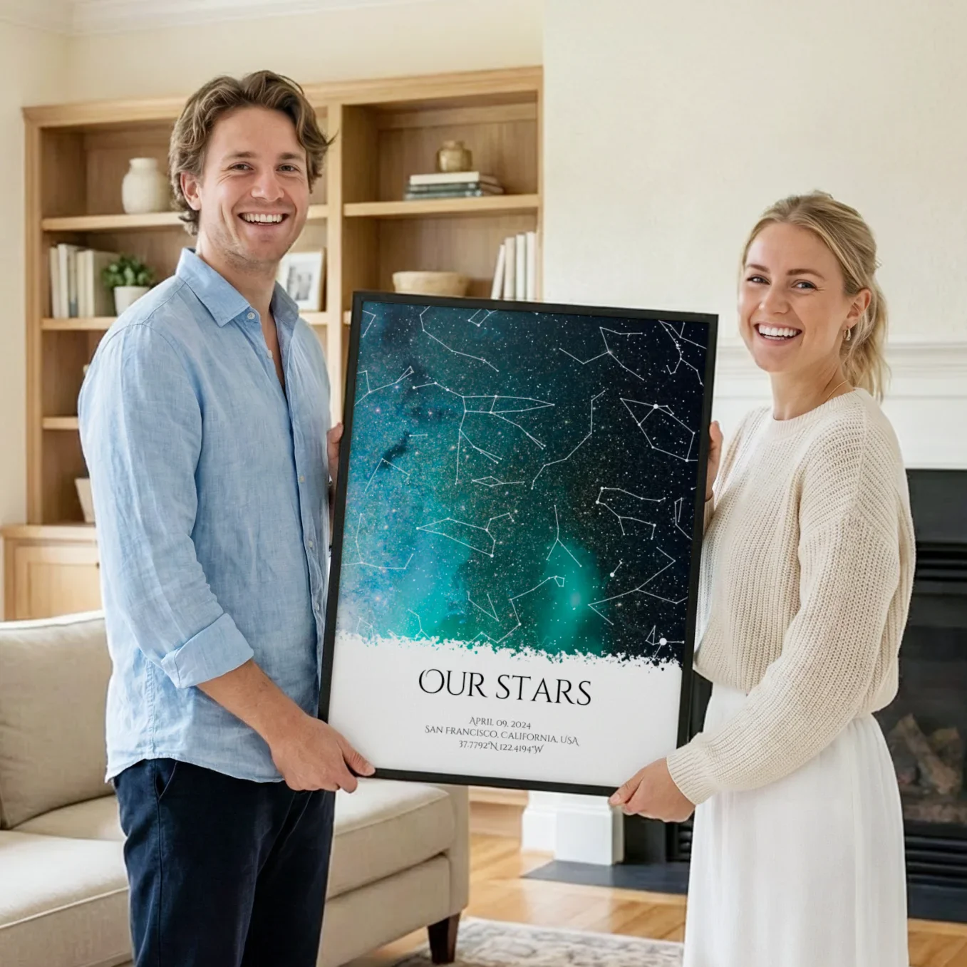 (US) Personalisiertes Poster "Sternenmoment" - Image 2