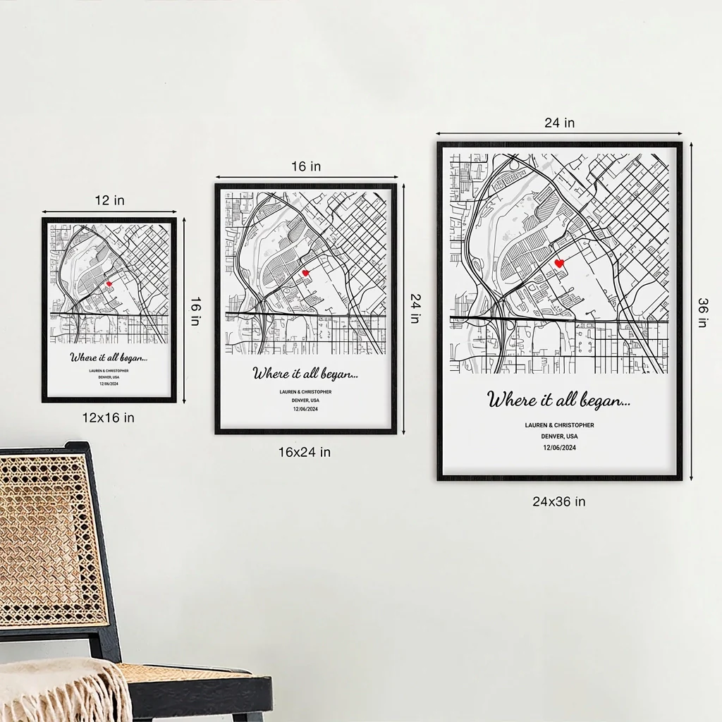 (US) Personalisiertes Poster "Wo alles begann" - Image 8