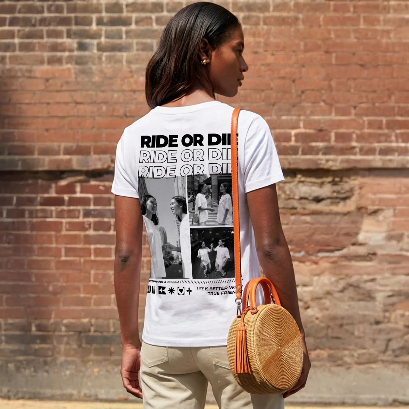 (US) Personalisiertes T-Shirt "BESTIES" - 1 - Image 10