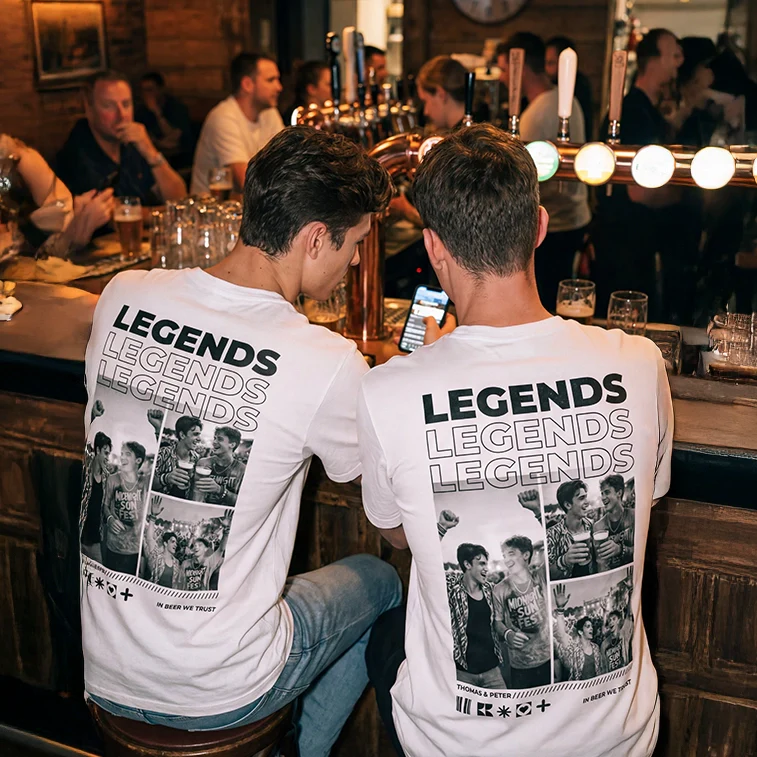 (US) Personalisiertes T-Shirt "Drinkbuddies" - Image 3